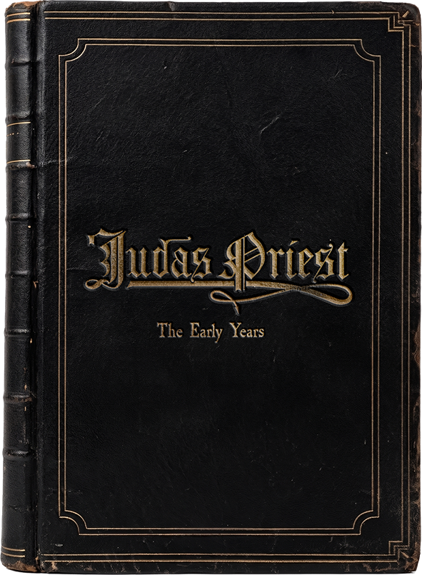 Judas Priest The Early Years scrapbook cover