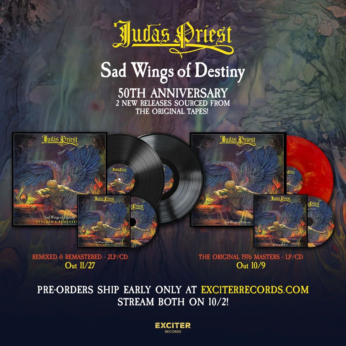 Sad Wings of Destiny 50th anniversary — two new versions taken from the original tapes